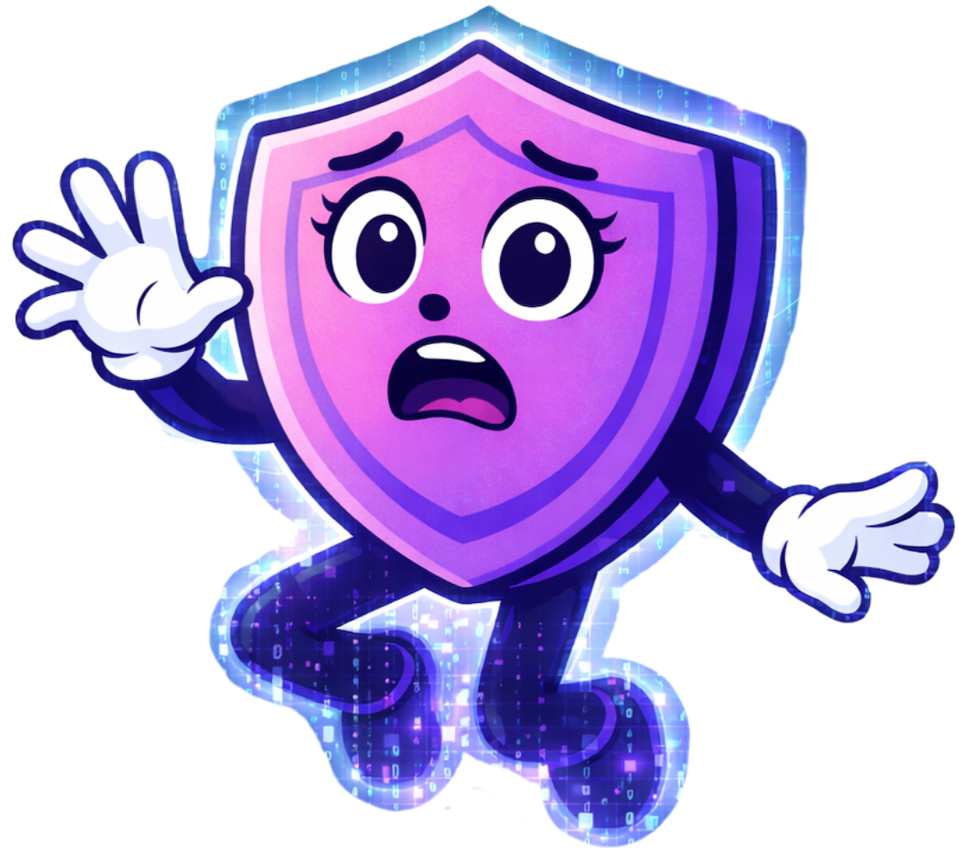 Pypo mascot for AI and synthetic media issues