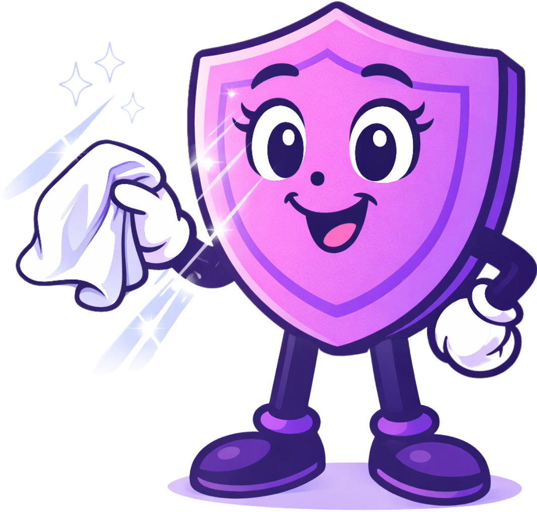 Pypo mascot for privacy and data cleaning