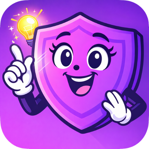 Pypo mascot pointing up for guidance