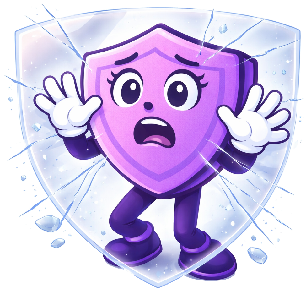 Pypo mascot — digital protection is broken