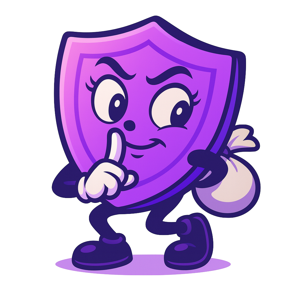 Pypo mascot for stolen content